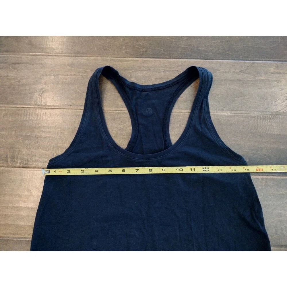 LULULEMON Women's black Love Tank Top raceback Aloha Hawaii exclusive - size 6